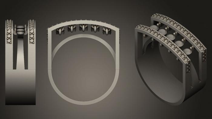 Jewelry rings (JVLRP_0527) 3D model for CNC machine